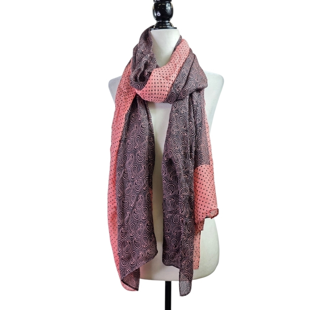 Michael Kors mini polka dots and abstract prints Scarf